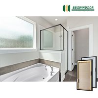 Fenêtres fixes en aluminium de haute qualité Lukliving, modernes, résistantes aux ouragans, insonorisées, imperméables, stores en verre, NFRC 5 ans