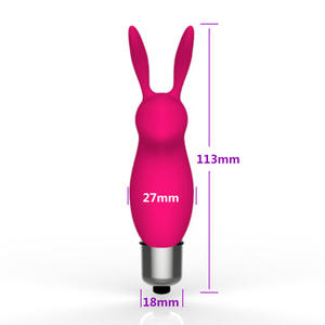 Vibrateur Rabbit AV Mini, massage par vibration du point <span class=keywords><strong>G</strong></span>, stimulation du clitoris et des seins, jouets sexuels pour adultes, stimulateur clitoridien vibrant pour vagin et anus. - Product Image 5