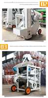 Sistem Mesin Pengolahan Benih Produktivitas Tinggi Lengkap dengan Motor Daya 2.2kW Termasuk Tangki Pencampur dan Drum Pelapis