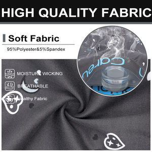 Calzoncillos bóxer de poliéster de punto transpirable para hombre Careuokin, ropa interior fresca suave y cómoda, estampado ajustado Sexy, buen precio barato - Product Image 3