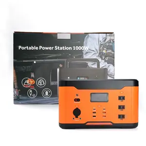 Generator daya portabel Mini, stasiun daya panas S1000 300 500W 1000W 1500W, 21.6 Mini portabel