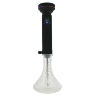 Nouvelle Chicha Électrique de Luxe 2025 en Aluminium Rechargeable avec Batterie Sans Charbon