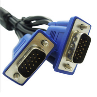 Câble vidéo VGA DB15 sur mesure de 1,5 m, 5 m, 10 m, 15 m pour TV HD, jeux, DVR, CCTV, serveur, projection de bureau – Câble personnalisé