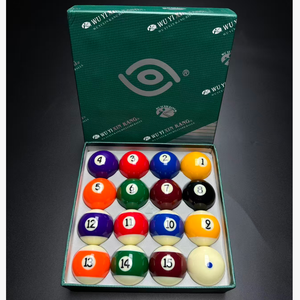 Premium Quality XINKANG Brand 4A Quality Resin 2-1/4" 57.2MM Billiard <strong>Pool</strong> <strong>Ball</strong> 16pcs Kit <strong>Green</strong> Box - Product Image 2