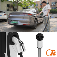 Chargeur EV portable 3.5kW 7kW CCS1/CCS2 Type1/Type2 GBT câble de 5 mètres nouveau pour véhicule électrique