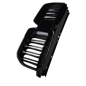 Griglia Anteriore Sostitutiva per Auto, Stile Doppia Linea Nero Lucido, per Paraurti <span class=keywords><strong>BMW</strong></span> <span class=keywords><strong>X1</strong></span> U11 - Product Image 3