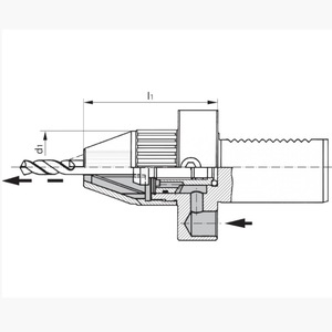 Mandrin de perçage court Wezel 1-13 mm pour machines-outils CNC et centres d'usinage - Product Image 5