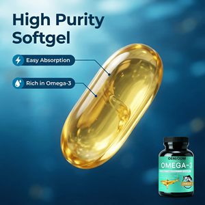 ओएम/ओडम ओमेगा 3 मछली तेल के कैप्सूल 500 मिलीग्राम 1000 मिलीग्राम पूरक ओमेगा 3 6 9 नरम जेल कैप्सूल - Product Image 2
