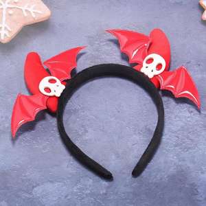 Archetto con corno del diavolo nero vento scuro oggetti di scena per la decorazione della festa di carnevale di Halloween - Product Image 2