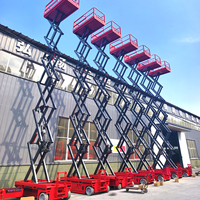 Nouvelle plateforme de travail en hauteur CE 4m 6m 8m 10m 12m 14m 16m 18m, élévateur électrique hydraulique autopropulsé