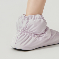 BW108 Nouvelles chaussures de ballet basses en coton pour adultes, chaudes et épaisses, pour l'entraînement de danse en intérieur, et chaussures d'échauffement pour enfants