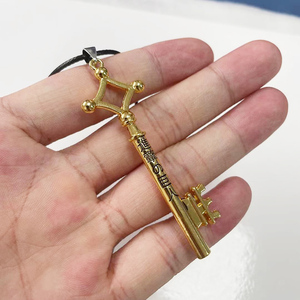 Collier Anime <span class=keywords><strong>Clé</strong></span> <span class=keywords><strong>d</strong></span>'<span class=keywords><strong>Eren</strong></span> Shingeki No Kyojin, Pendentif Tendance, Chaîne de <span class=keywords><strong>Clé</strong></span>, Bijou Anime Vintage Rétro pour Cosplay - Product Image 6