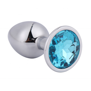 Petit <span class=keywords><strong>Plug</strong></span> Anal unisexe en métal pour adulte, jouets sexuels, bijoux en cristal de diamant, toucher lisse, <span class=keywords><strong>Plug</strong></span> Anal féminin - Product Image 1