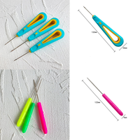 Outils de couture coniques trou rond cône accessoire chaussures en cuir réparation aiguilles à coudre détachables poinçon crochet aiguille main Stitcher