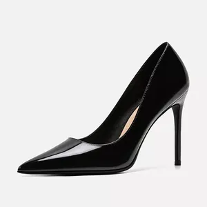 Venta al por mayor damas mujeres sexy zapatos de tacón alto sandalias negro mujeres prevalece tacones para damas