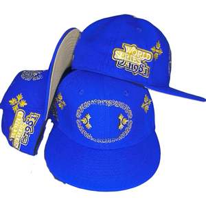 Sombreros Snapback Vintage de alta calidad Tela Oxford duradera Diseño de varios paneles Argyle Leopard Dot Patterns Gorra de béisbol - Product Image 2