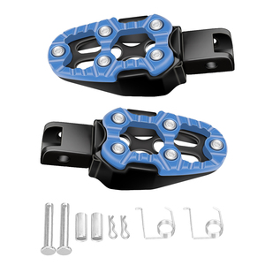 อะไหล่แต่งมอเตอร์ไซค์ CNC ทำจากอลูมิเนียมอัลลอยด์ ที่พักเท้าหลังกันลื่น ที่พักเท้าอเนกประสงค์สำหรับมอเตอร์ไซค์ผู้ชาย - Product Image 6