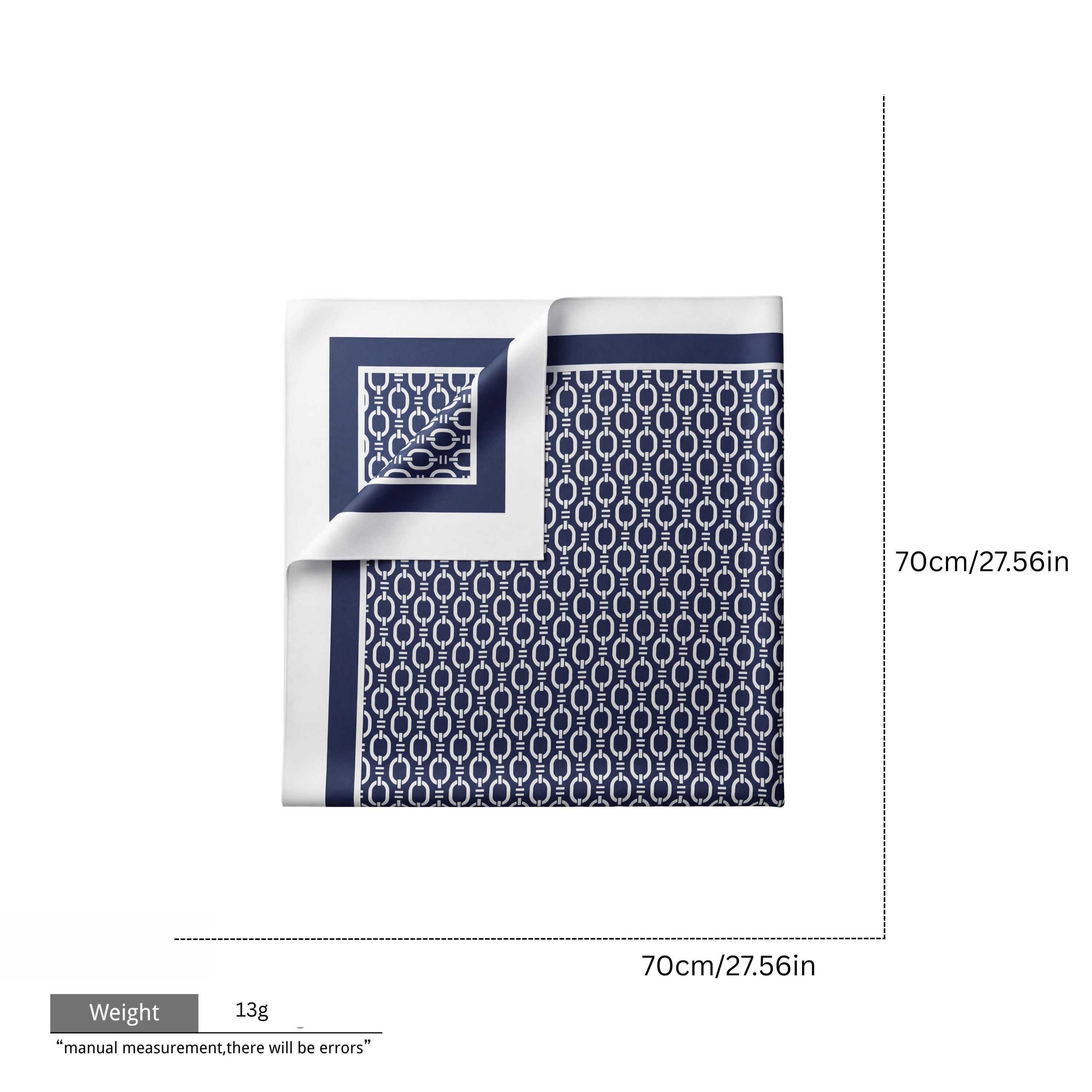 Stampa geometrica blu