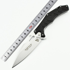 Cuchillo Plegable HOKC OEM para Caza, Hoja de Acero con Punta Caída, Mango de Acero Inoxidable de Cambio Rápido, para Campamento, Supervivencia al Aire Libre - Product Image 3