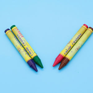 子供のためのカスタムロゴパッククレヨン付き12色9 cm共通クレヨン - Product Image 5