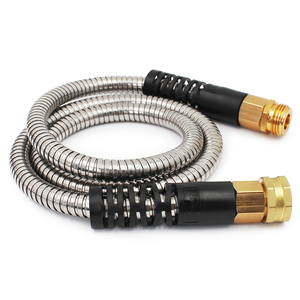 Stainless Steel Garden <strong>Hose</strong> <strong>Metal</strong> Water <strong>Hose</strong> 1/10/50/FT Length Customizable OEM - Product Image 3