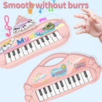 Children's Educational 13-Key Portable Battery Operated Electronic Keyboard Piano Toy for Kindergarten Fun Learning