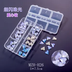 TSZS 6 izgaralar reçine kelebek çiçek yay 3D Nail Art Charms sevimli kelebekler kalp renkli tırnak sanatı dekorasyon