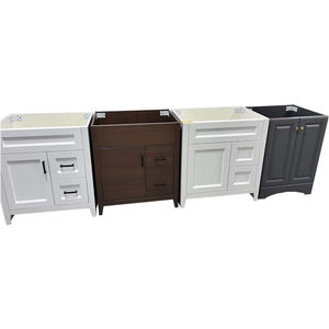 Mueble de Baño Moderno de Madera Maciza Resistente al Agua, con Espejo Inteligente y Lavabo de Cerámica, para Apartamentos y Hoteles - Product Image 4