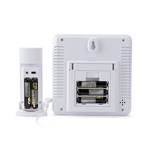 Nhiệt kế phòng kỹ thuật số không dây với ba kênh đo độ ẩm trong nhà và ngoài trời để sử dụng trong gia đình - Product Image 4