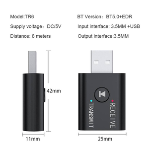 Hg Top bán BT 5.0 <span class=keywords><strong>USB</strong></span> Adapter, mini không dây Transmitter Receiver cho máy tính xách tay, PC, máy tính để bàn - Product Image 4