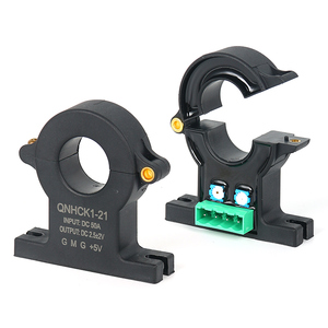 Cảm biến <span class=keywords><strong>Hall</strong></span> Dc QNHCK1-21 50A 100A 200A Kẹp hiệu ứng <span class=keywords><strong>Hall</strong></span> Ct Bộ chuyển đổi dòng điện loại mở Máy biến dòng lõi tách rời 2,5±2V - Product Image 1