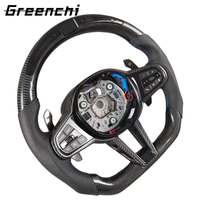 Volant en fibre de carbone LED noir CS neuf, compatible avec BMW G30 M3 G31 G32 X4 G02 M2 G87 G80 G42 G20 F90 G11 G38 G28