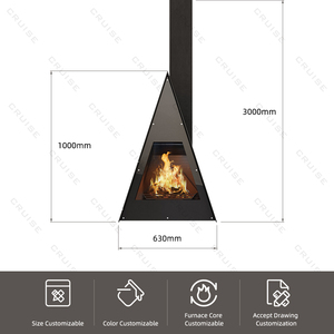 Crociera moderna 1000-630-3000mm <span class=keywords><strong>camino</strong></span> galleggiante mensola etanolo/<span class=keywords><strong>stufa</strong></span> <span class=keywords><strong>a</strong></span> carbone elettronico <span class=keywords><strong>a</strong></span> <span class=keywords><strong>legna</strong></span> sospesa per hotel - Product Image 5
