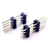 Conector USB Soulin Personalizado de 1-40 Pines, Paso de 2.54mm, Cobre, Una o Dos Filas, Conector de Placa PCB, Clasificación IP67, 3.0 Amperios, Macho, de Fábrica