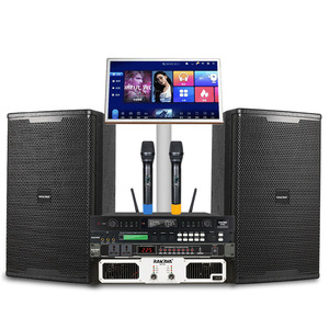 RAKAVA All-In-One Karaoke Machine 10-inch Speaker Set With Wireless <b>Microphones</b> For Home KTV Entertainment - Product Image 3