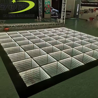 Pista de baile Led de alta calidad, pantalla Led de luz Led redonda interactiva libre magnética para eventos, videos de proveedores de clubes nocturnos