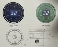 Panel de Control para Bañera de Hidromasaje GED-476, Panel de Control Multifuncional para Bañera, Sistema de Control Inteligente para Bañera de Acrílico con Pantalla