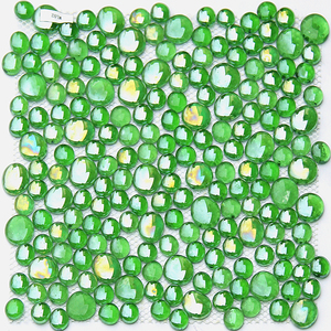 Mediterranean <strong>Beads</strong> Round Wall Stickers Pool Bath Backdrop Decorative <strong>Glass</strong> <strong>Beads</strong> <strong>Mosaic</strong> - Product Image 2
