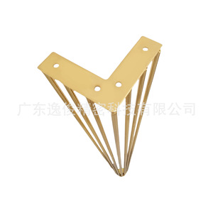 Yijun Triangular <b>Table</b> <b>Legs</b> Gold Spray Painted Heavy Duty Modern Minimalist Furniture Hardware Accessories Model 028 - Product Image 3