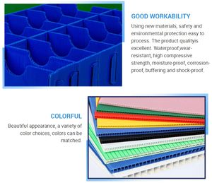 لوحة متينة ذات كثافة عالية ومقاسات مخصصة متينة من البولي بروبيلين اللوحة المجوفة من البلاستيك الواقي من الماء للاستخدام الخارجي - Product Image 5