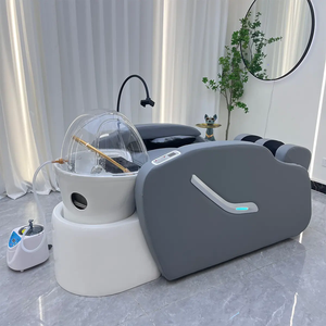 Sillón de lavado de cabello para salón, uso en el hogar, gimnasio, escuela, exteriores o baño, cama de lavado de cabello estilo spa japonés - Product Image 4