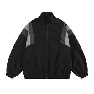 High Quality Custom Logo Men's Lightweight Jackets Oversized Outdoor Coat Male Casual Running Windbreaker Jacket For Man