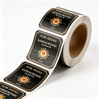 Autocollants en vinyle imperméables adhésifs personnalisés TEDDY pour l'emballage de flacons cosmétiques, étiquettes pour les soins de la peau, les parfums, les rouges à lèvres