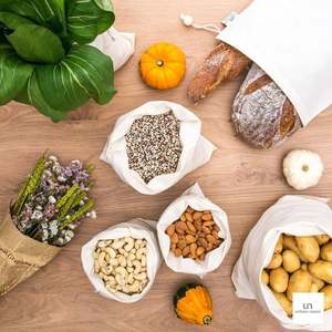 Wholesale Organic Cotton Muslin Bag <b>Drawstring</b> - Product Image 2