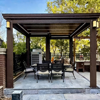 Nouvelle Arrivée ANCSEM : Structure de Pergola Motorisée Autoportante Moderne à Lames Orientables pour Usage Commercial