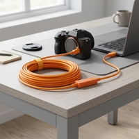 Kabel Transfer Kamera USB 3.0 Tipe-C ke Tipe-C OEM Baru untuk Sony DSLR Komputer, Grosir Kustom dalam Jumlah Besar