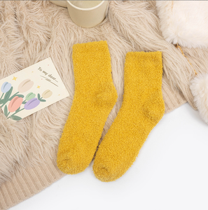 2024 Wholesale Adult Winter <strong>Warm</strong> <strong>Fuzzy</strong> <strong>Socks</strong> Cartoon Pattern Body Logo - Product Image 6