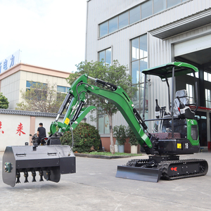 Miễn phí vận chuyển Euro 5 động cơ bánh xích máy xúc 1.8 tấn thủy lực mini Thumb Clip Digger cảnh quan cao su theo dõi mini Bagger - Product Image 5