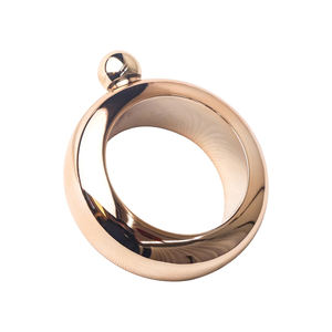 Gourde de poche personnalisable avec logo, en acier inoxydable 304, 3,5 oz, pour whisky et alcool, idéale comme cadeau - Product Image 1