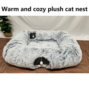 Plüsch Indoor/Outdoor Große Haustier betten Isolierte Rechteck häuser für Katzen und Hunde Winter klapp betten für Kleintiere - Product Image 4
